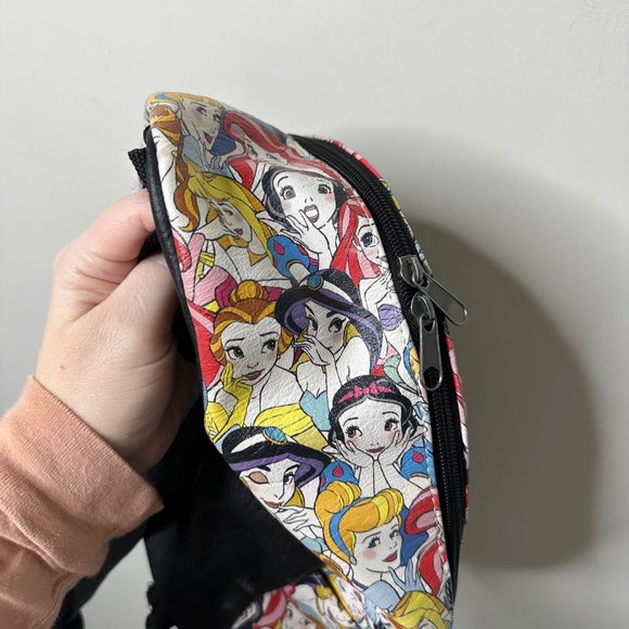 Rare Loungefly Disney Princess Mini Backpack All Over Face Print Expressions main image 4